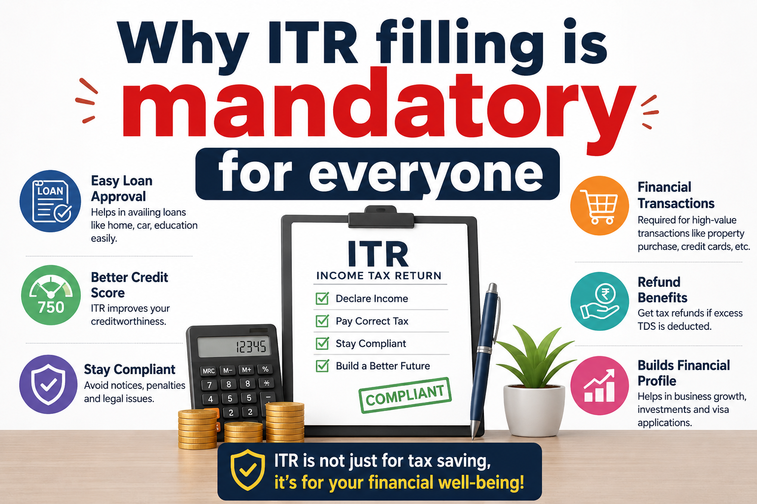 Why every individual needs to file ITR?